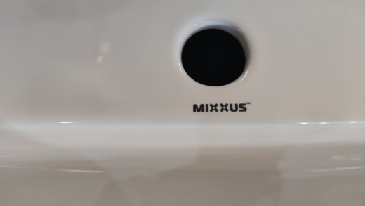Раковина накладна Mixxus Premium BEVEL-0203 600х405х120mm з отвором під змішувач (MP6513) - 6