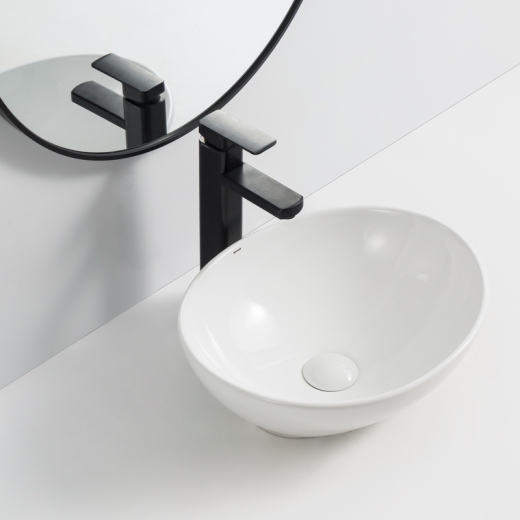 Раковина накладна Mixxus Premium ELLIPSE-0107 345х265х120mm (MP6525) - 3