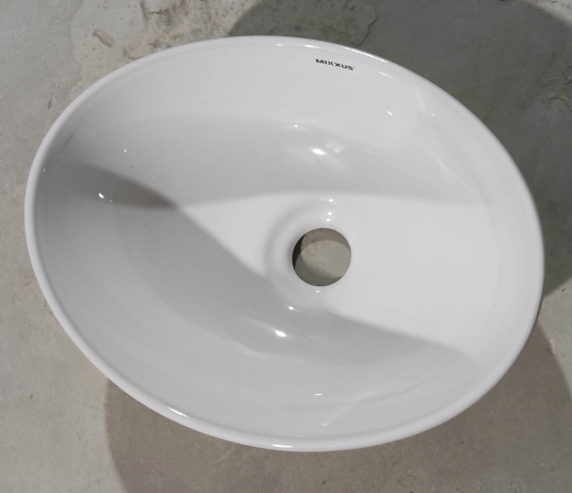 Раковина накладна Mixxus Premium ELLIPSE-0107 345х265х120mm (MP6525) - 5