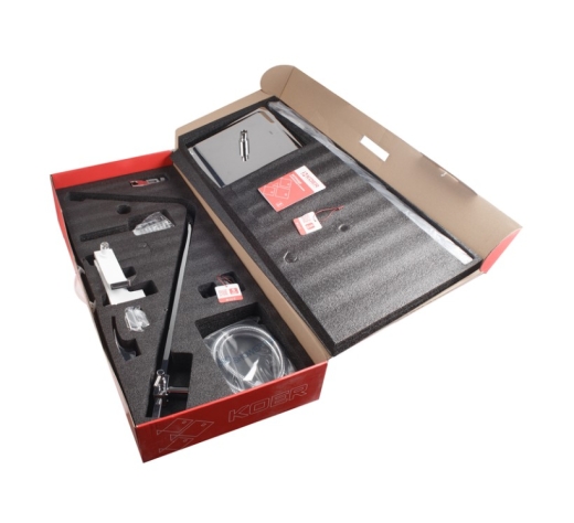 Душова колона KOER KB-56007-04 зі змішувачем, 3 функції (Колір хром+білий) (KR5159) - 9