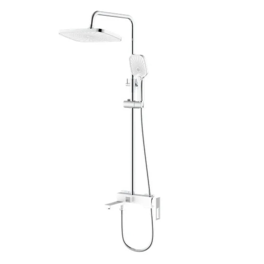 Душова колона Mixxus Premium WALTER 009-J WHITE-CHROME зі змішувачем (MI6622) - 1