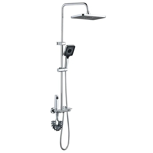 Душова колона зі змішувачем Mixxus Premium MARLIN 009-J з кнопкою перемикання, 4 режими (MI6830) - 1