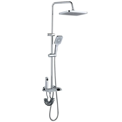 Душова колона зі змішувачем Mixxus Premium NEPTUNE 009-J з кнопкою перемикання,4 режими (MI6832) - 1