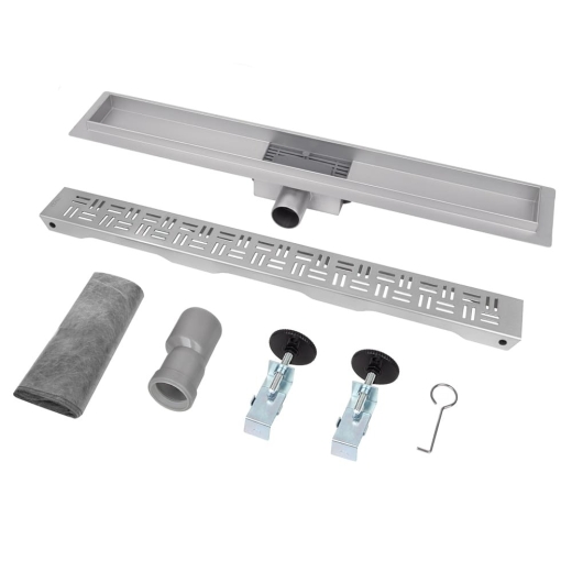 Душевой линейный трап ITAL IT02-FT20/600 Brushed nickel, комбинированный затвор (IT02-FT20/600) - 4