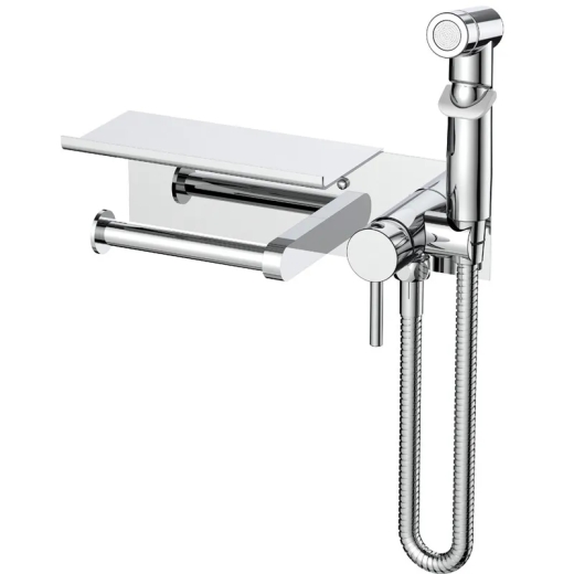 Змішувач для гігієнічного душу Mixxus Premium HANS 069 з тримачем для туалетного паперу (MI6785) - 1