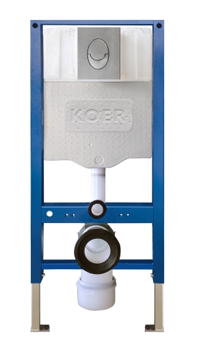 Инсталляция для подвесного унитаза Koer KT-0503-01 500x126x1150mm с панелью смыва KT-0606-01 Хром (KR5347) - 4