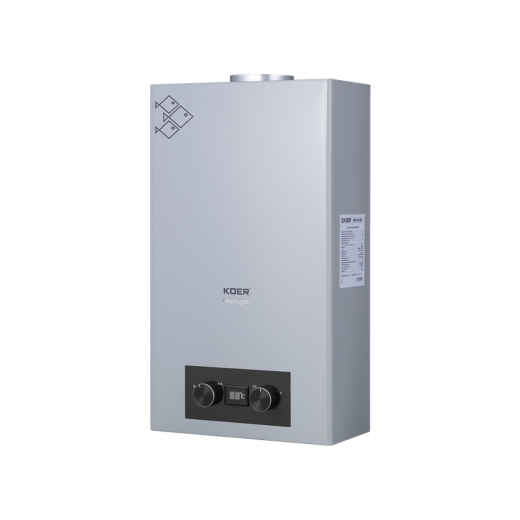 Газова колонка KOER KWH.G0110 GRAY димохідна 10 л/хв, колір сірий (KR5555) - 2