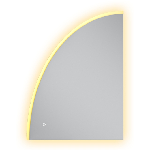 Дзеркало Mixxus Premium TOPPER MS02-75x100 з Led Touch, Anti-fog, димером (3-6,5kK) (MP6634) - 4