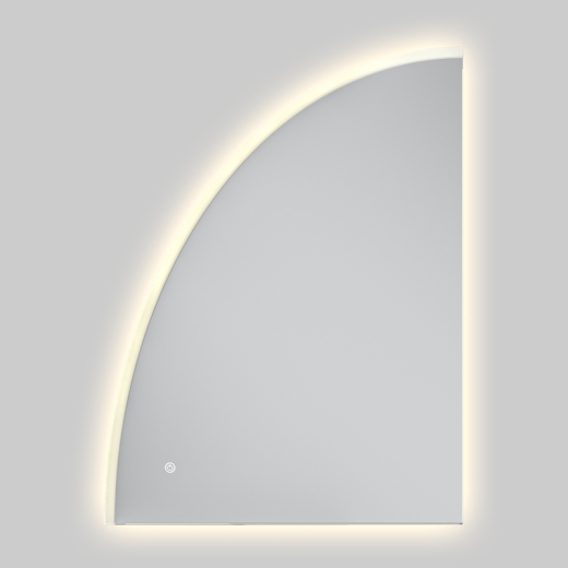 Дзеркало Mixxus Premium TOPPER MS02-75x100 з Led Touch, Anti-fog, димером (3-6,5kK) (MP6634) - 5