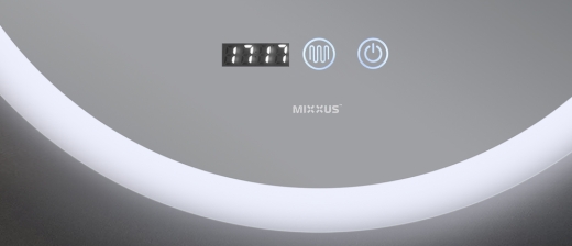 Зеркало Mixxus PLAIN MC10-80 с Led Touch, Anti-fog, димером, регулятором яркости, часами (MI6932) - 7