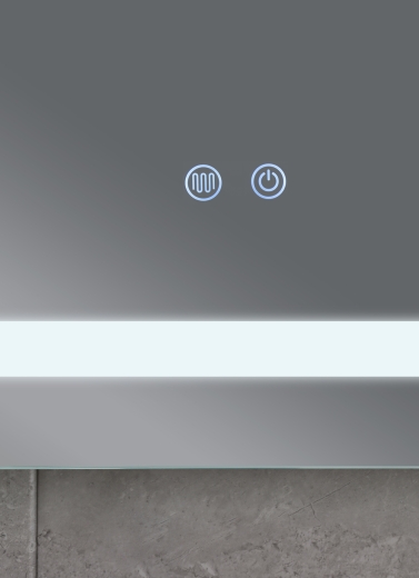 Зеркало Mixxus WARM MR12-70x50-Reverse с Led Touch, Anti-fog, димером, регулятором яркости (MI6670) - 7