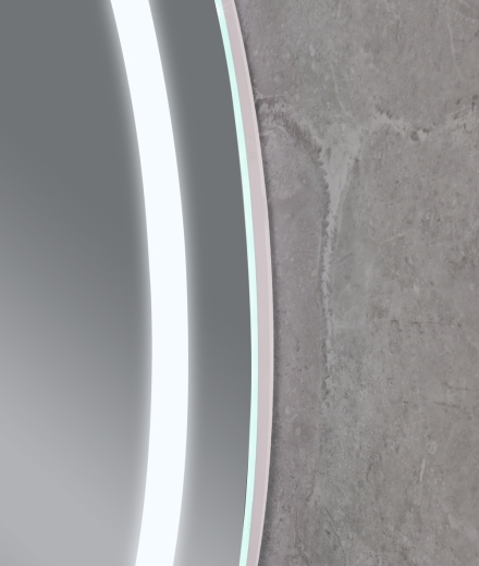 Зеркало Mixxus PLAIN MV02-60x80 с Led Touch, Anti-fog, димером, регулятором яркости, часами (MI6933) - 5