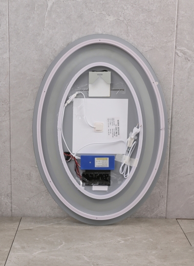Зеркало Mixxus PLAIN MV02-60x80 с Led Touch, Anti-fog, димером, регулятором яркости, часами (MI6933) - 9
