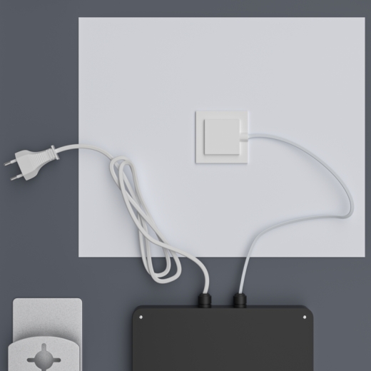 Дзеркало Mixxus Premium DIVERSE MR15-80x60-Reverse з Led Touch, Anti-fog, димером (3-6,5kK) (MP6638) - 11