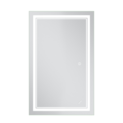 Зеркало Mixxus Premium QUADRO MR20-50x80-Reverse с Led Touch, Anti-fog, димером, регулятором яркости (MP6620) - 3