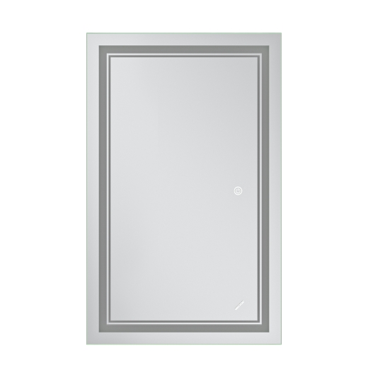 Зеркало Mixxus Premium QUADRO MR20-50x80-Reverse с Led Touch, Anti-fog, димером, регулятором яркости (MP6620) - 4