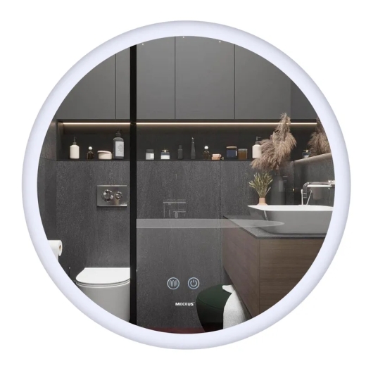 Дзеркало Mixxus PLAIN MC11-60 з Led Touch, Anti-fog, димером, регулятором яскравості (MI6663) - 1