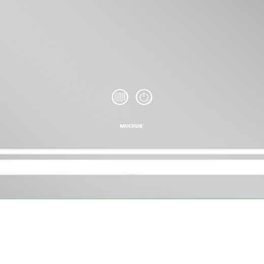 Дзеркало Mixxus Premium QUADRO MR20-100x80 з Led Touch, Anti-fog, димером, регулятором яскравості, лінзою (MP6623) - 7