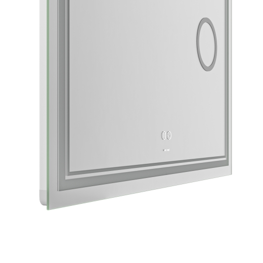 Дзеркало Mixxus Premium QUADRO MR20-100x80 з Led Touch, Anti-fog, димером, регулятором яскравості, лінзою (MP6623) - 8