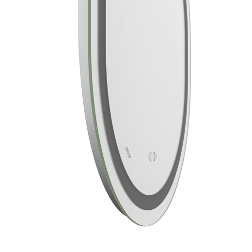 Зеркало Mixxus Premium ELLIPSE MV05-80x70-Reverse с Led Touch, Anti-fog, димером (3-6,5kK) (MP6643) - 8