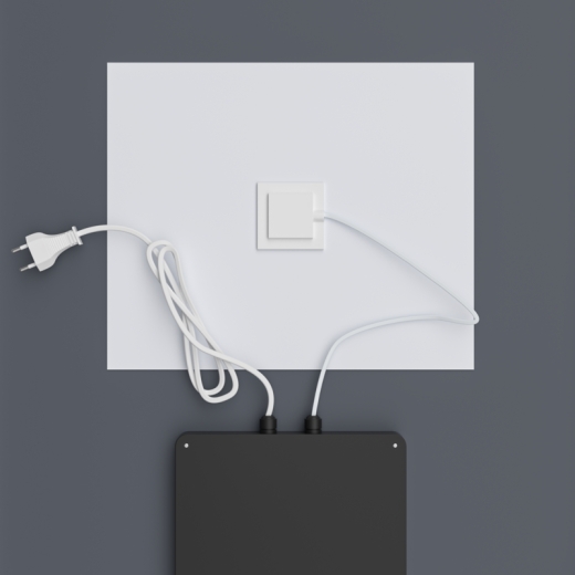 Зеркало Mixxus Premium BEVEL MA02-90x65-Reverse с Led Touch, Anti-fog, димером (3-6,5kK) (MP6641) - 10