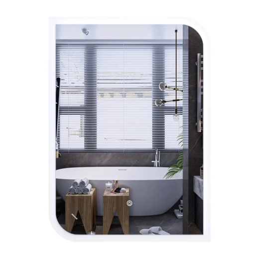 Зеркало Mixxus Premium BEVEL MA02-90x65-Reverse с Led Touch, Anti-fog, димером (3-6,5kK) (MP6641) - 1