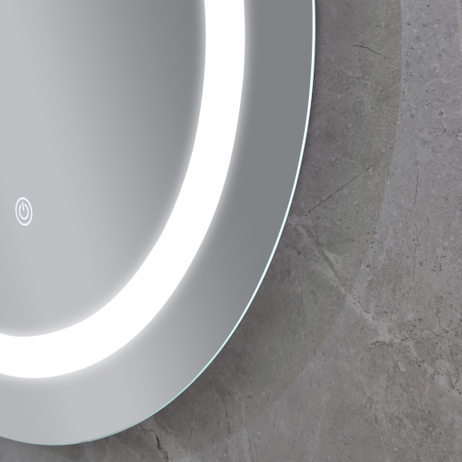 Зеркало Mixxus PLAIN MC03-60 с Led Touch, Anti-fog, димером, регулятором яркости (MI6662) - 5
