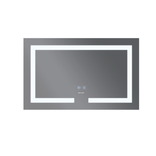 Дзеркало Mixxus HARD MR07-80x50 з Led Touch, Anti-fog, димером, регулятором яскравості (MI6658) - 3