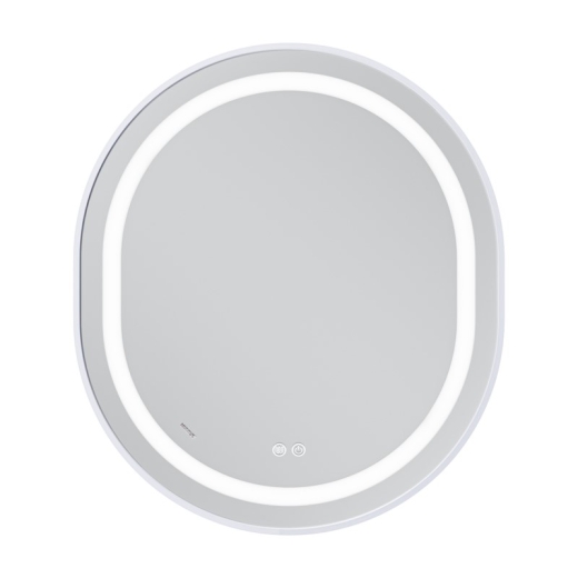 Дзеркало Mixxus Premium ELLIPSE MV05-80x70-Reverse WHITE з Led Touch, Anti-fog, димером (3-6,5kK) (MP6645) - 3