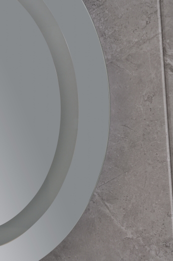 Зеркало Mixxus PLAIN MC02-60-CASE с Led Touch, Anti-fog, димером, регулятором яркости, часами (MI6661) - 7