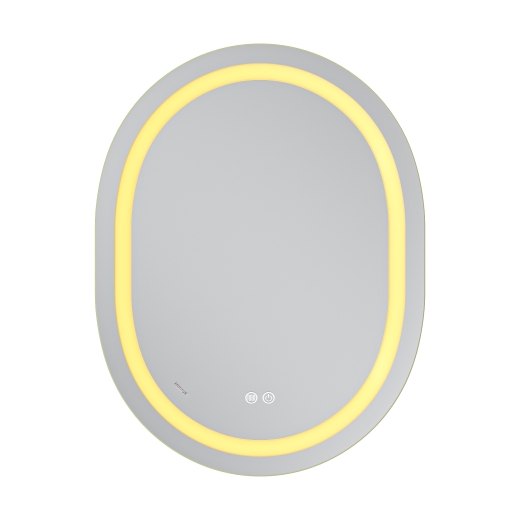 Дзеркало Mixxus Premium ELLIPSE MV05-80x60-Reverse з Led Touch, Anti-fog, димером (3-6,5kK) (MP6642) - 4