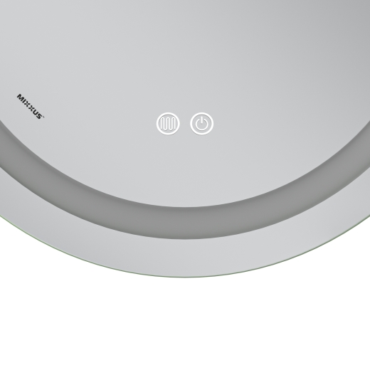 Дзеркало Mixxus Premium ELLIPSE MV05-80x60-Reverse з Led Touch, Anti-fog, димером (3-6,5kK) (MP6642) - 7