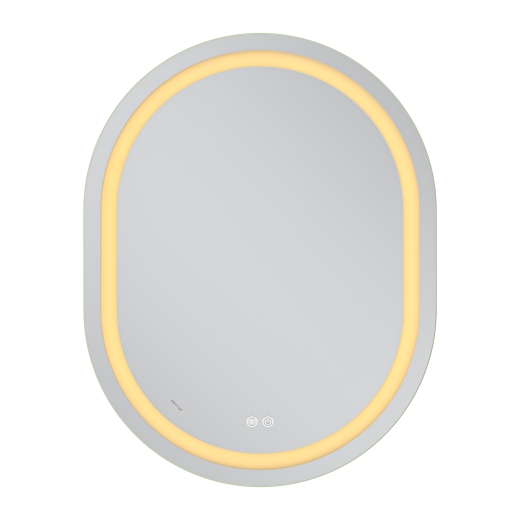 Дзеркало Mixxus Premium ELLIPSE MV05-90x70-Reverse з Led Touch, Anti-fog, димером (3-6,5kK) (MP6644) - 4