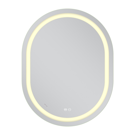 Дзеркало Mixxus Premium ELLIPSE MV05-90x70-Reverse з Led Touch, Anti-fog, димером (3-6,5kK) (MP6644) - 5