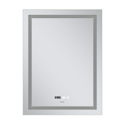 Дзеркало Mixxus Premium FLASH MR21-60x80 з Led Touch, Anti-fog, димером, регулятором яскравості, годинником (MP6617) - 4