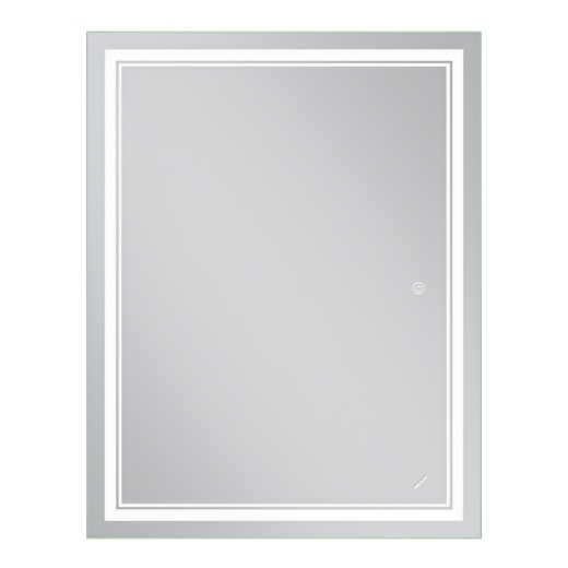 Зеркало Mixxus Premium QUADRO MR20-90x70-Reverse с Led Touch, Anti-fog, димером, регулятором яркости (MP6621) - 3