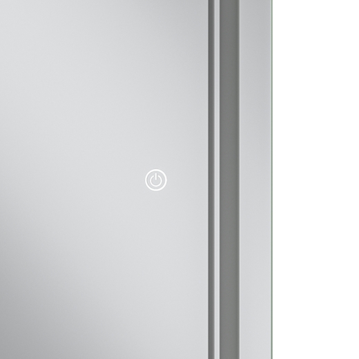 Зеркало Mixxus Premium QUADRO MR20-90x70-Reverse с Led Touch, Anti-fog, димером, регулятором яркости (MP6621) - 8