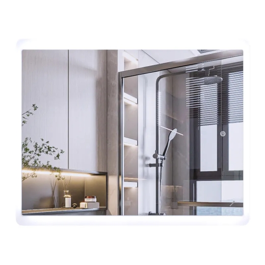 Зеркало Mixxus Premium OLIVARY MR19-100x80-Reverse с Led Touch, Anti-fog, димером (3-6,5kK) (MP6629) - 1