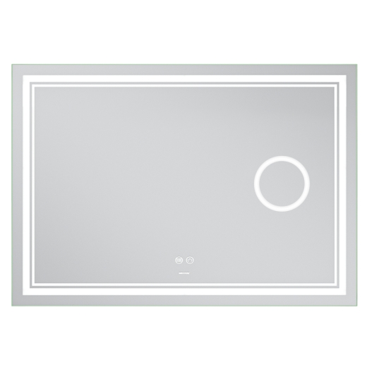 Дзеркало Mixxus Premium QUADRO MR20-120x80 з Led Touch, Anti-fog, димером, регулятором яскравості, лінзою (MP6624) - 3