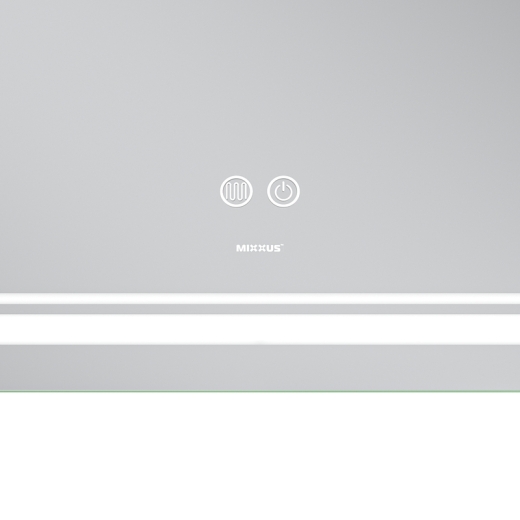Дзеркало Mixxus Premium QUADRO MR20-120x80 з Led Touch, Anti-fog, димером, регулятором яскравості, лінзою (MP6624) - 6