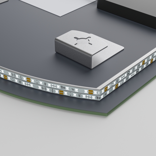 Зеркало Mixxus Premium TOPPER MS01-90x70-Reverse с Led Touch, Anti-fog, димером (3-6,5kK) (MP6632) - 12