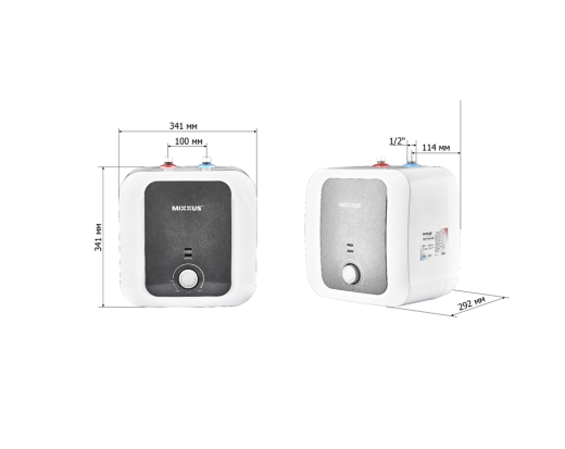 Водонагреватель "Под мойку" MIXXUS EWH-1210 SMALL UNDER накопительный 10 л, мокрый тен 1,5 kW (WH0604) - 2