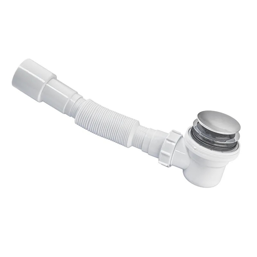 Сифон для душевого поддона Zerix SD-03 1 1/2" с выпуском Click-Сlack (ZX5087) - 1