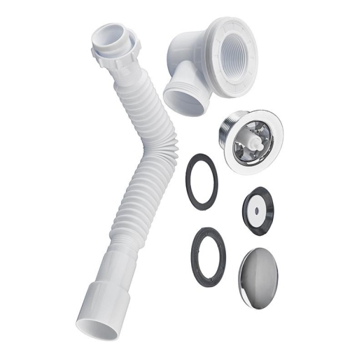 Сифон для душевого поддона Zerix SD-03 1 1/2" с выпуском Click-Сlack (ZX5087) - 2
