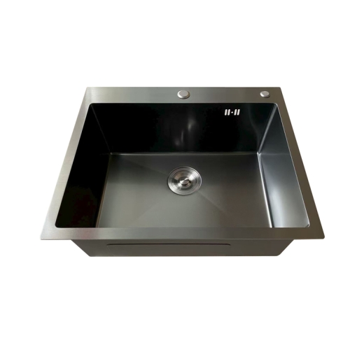 Мийка Mixxus MH5843 Micro Decor Graphite (3.0/0.8) з нерж. сталі (колір графіт) (MI8217) - 1
