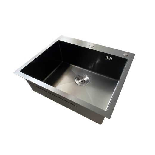 Мийка Mixxus MH5843 Micro Decor Graphite (3.0/0.8) з нерж. сталі (колір графіт) (MI8217) - 3