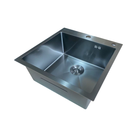 Мийка Mixxus MH5050 Micro Decor Graphite (3.0/0.8) з нерж. сталі (колір графіт) (MI8213) - 4