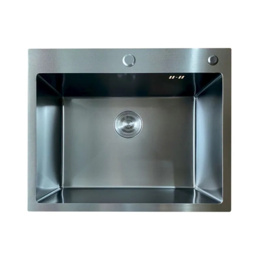 Мийка Mixxus MH6050 Micro Decor Black (3.0/0.8) з нерж. сталі (колір чорний) (MI8223) - 1