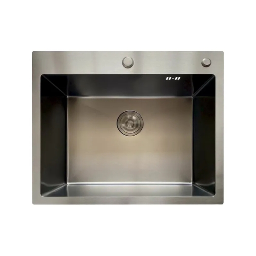 Мийка Mixxus MH6050 Micro Decor Graphite (3.0/0.8) з нерж. сталі (колір графіт) (MI8221) - 1