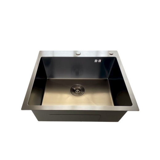 Мийка Mixxus MH6050 Micro Decor Graphite (3.0/0.8) з нерж. сталі (колір графіт) (MI8221) - 3